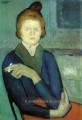Frau a la Zigarette 1901 Pablo Picasso